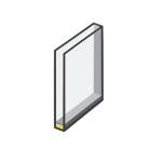 2-fach Verglasung mit warmer Kante