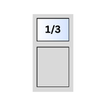 Glasfüllung 1/3